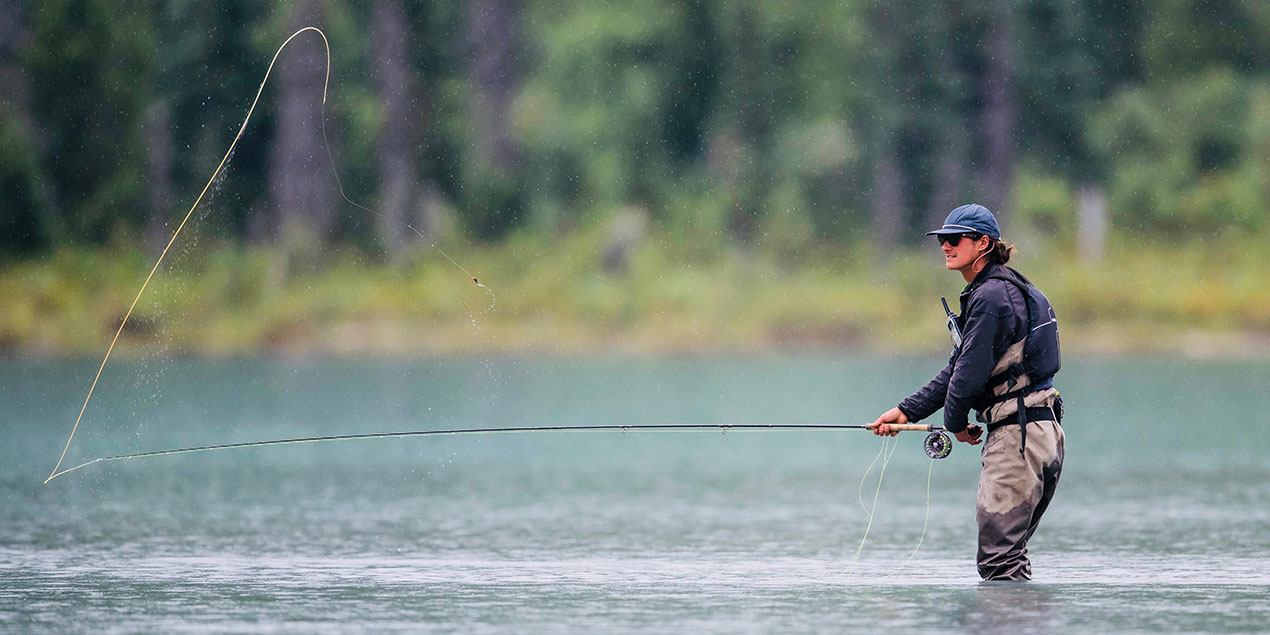 Spey Casting, Redoubt Mountain Lodge